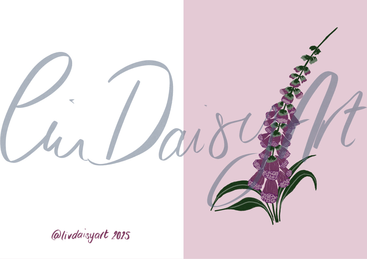 Foxglove Card